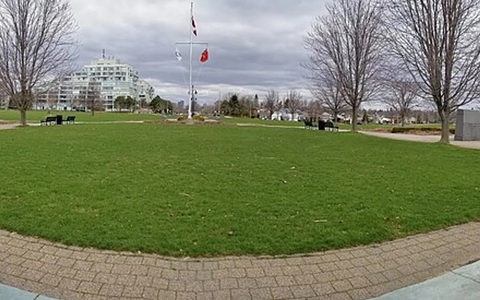 Ajax Waterfront Park along Lake Ontario.