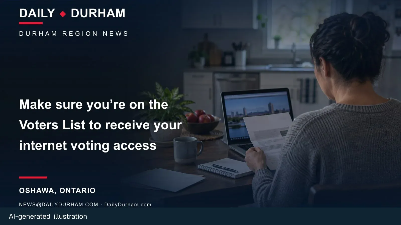 AI-generated Daily Durham feature illustration.