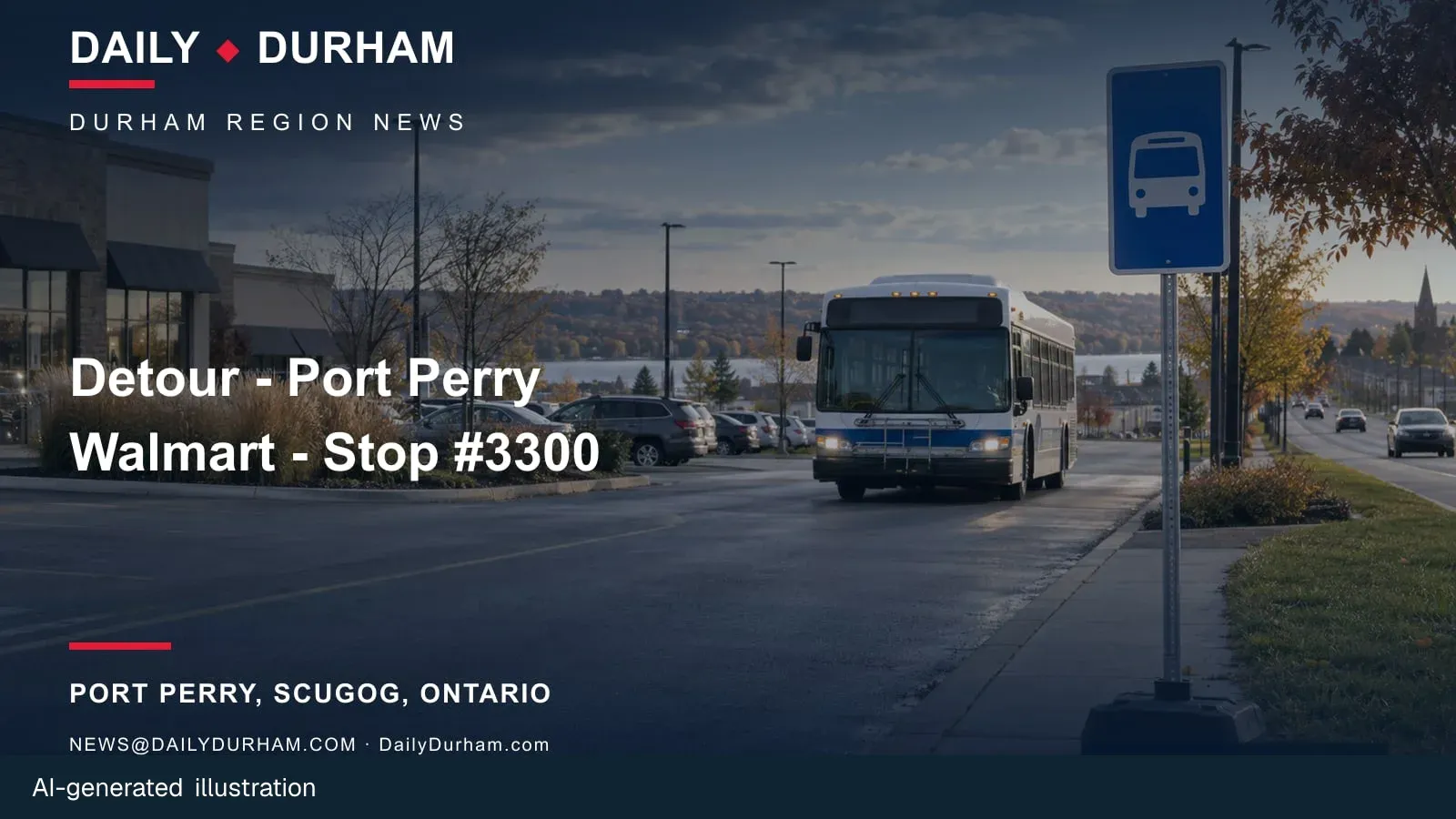 AI-generated branded feature illustration for Daily Durham.