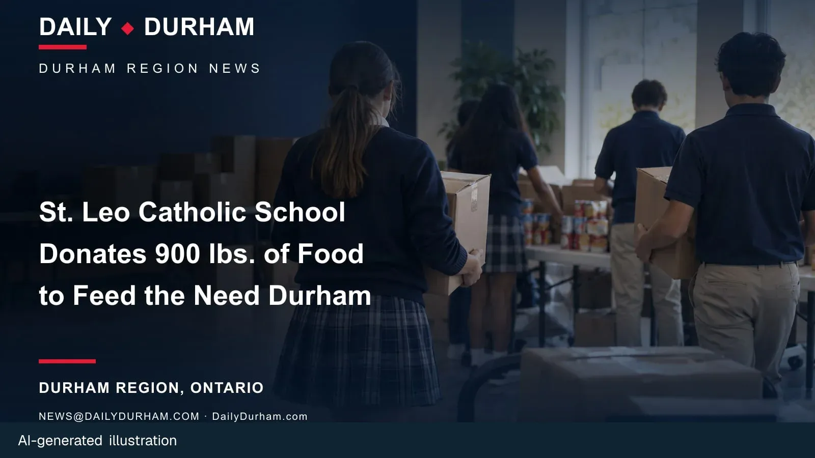 AI-generated Daily Durham feature illustration.