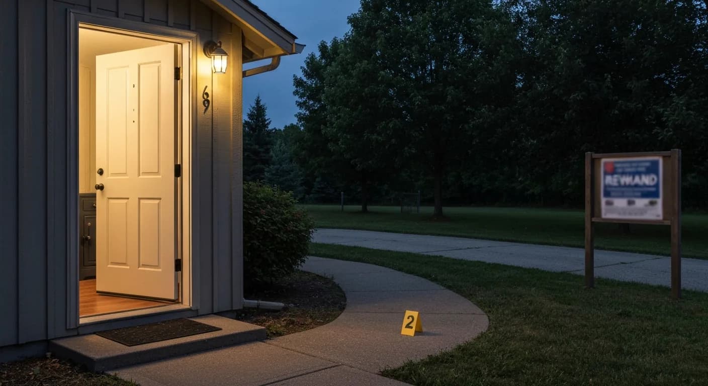 Editorial image of a rural Beaverton home exterior connected to a break-and-enter investigation.